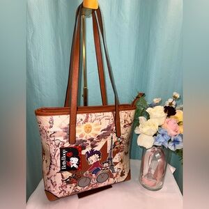NWT - Betty Boop “Travels the World” Tote